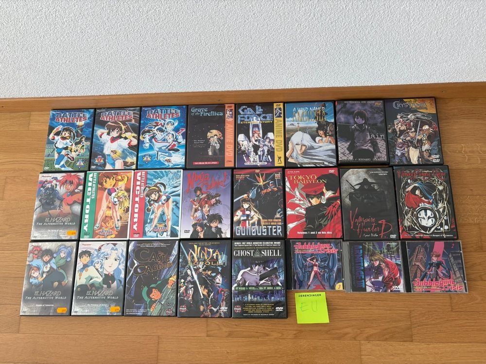 Tutti i DVDs: 24 ANIME DVDs - EU / JAP - Code 1 – Usato da Ottenbach venduto da TimelessEmotions.