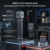 ABUS TL-517 LED Taschenlampe batteriebetrieben 500 lm