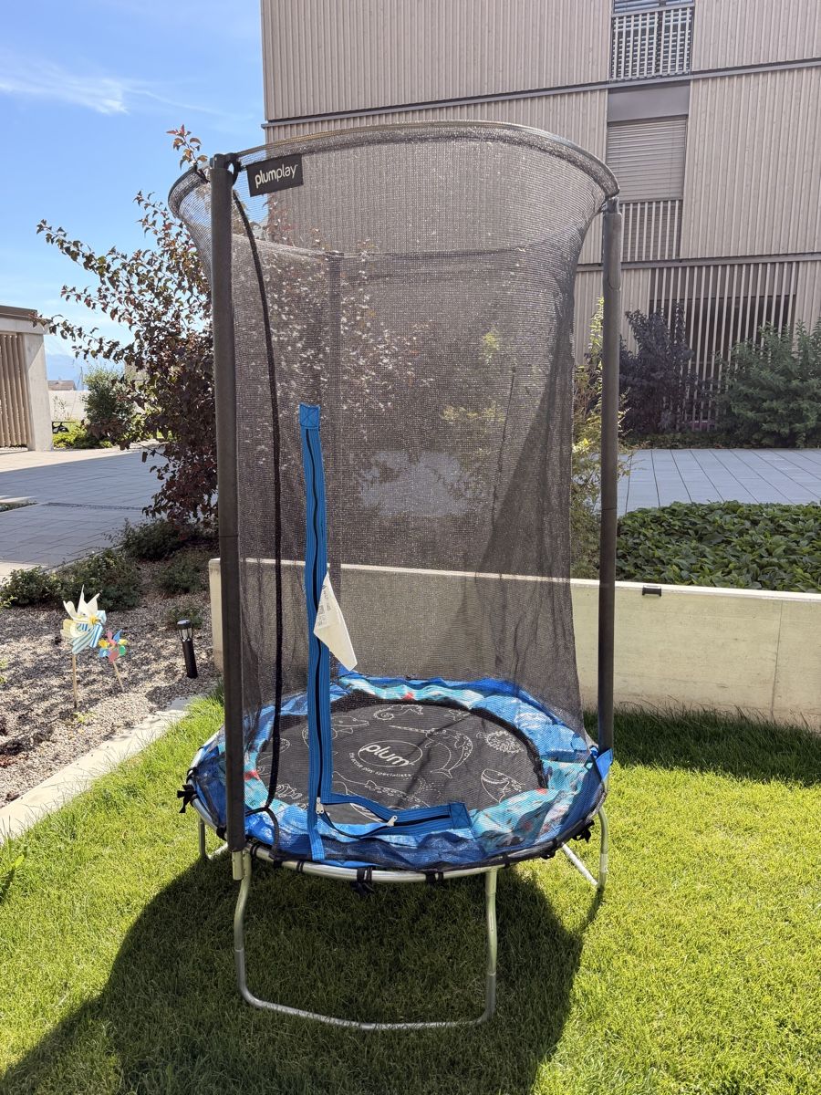 Trampolini: Plum Junior Ocean Trampolin mit Sound – Usato da Rain venduto da Heike5284
