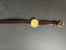 Elegante Eterna Vintage Damen-Uhr, Goldauflage, Top Zustand!