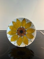 Teller Keramik Arabia H. L. Ahola Finnland 60er Sonnenblume