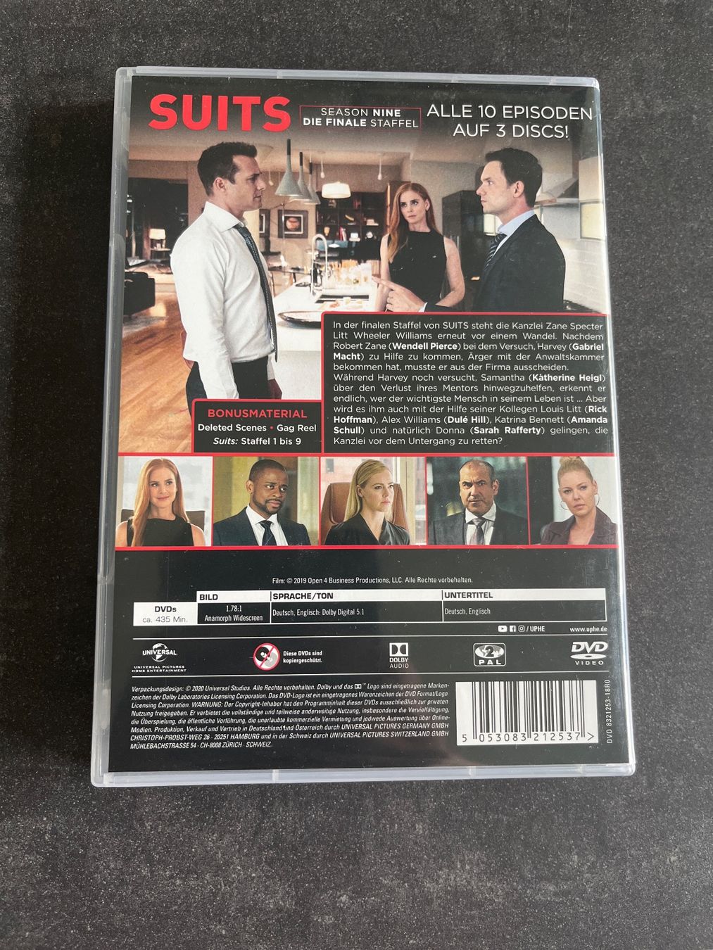 Tutti i DVDs: DVD Suits 9. Staffel – Usato da Aarau venduto da Swifty03 1
