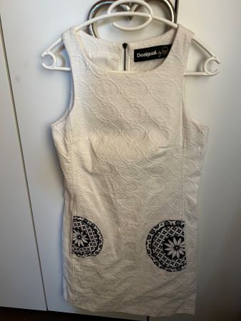 Desigual Sommerkleid Weiss gr 36
