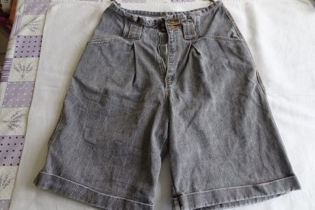 Jeans Short, Bermuda grau meliert Gr 38