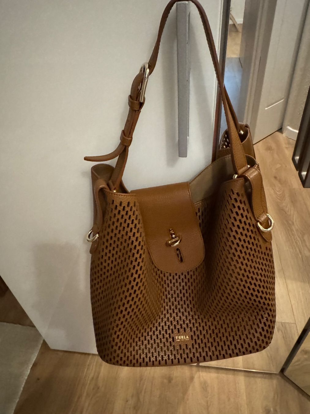 Furla Borse da donna: Furla Ledertasche Cognac – Nuovo (secondo la descrizione) da Oberhasli venduto da Tina_So