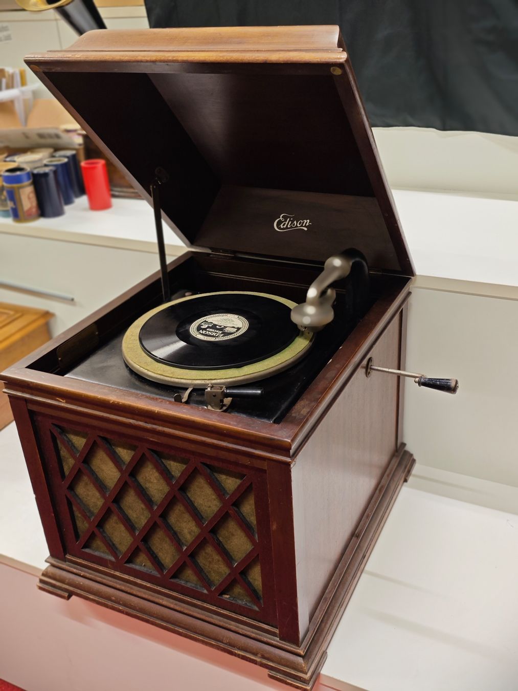 Edison Giradischi: Edison Diamond Disc Phonograph (Videolink) – Usato da Schönenwerd venduto da Swissmusicbox 3