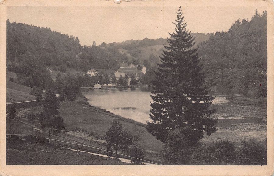 Cartoline postali: Lac de Lucelle, Kurhaus Lützelhof, circulée 1916 – Usato da Frauenfeld venduto da POML