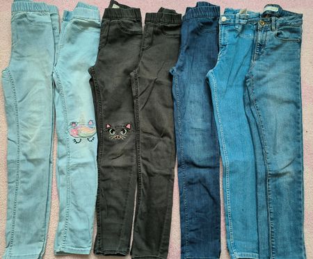 Mädchen Jeans/Jeggings, Grösse 140
