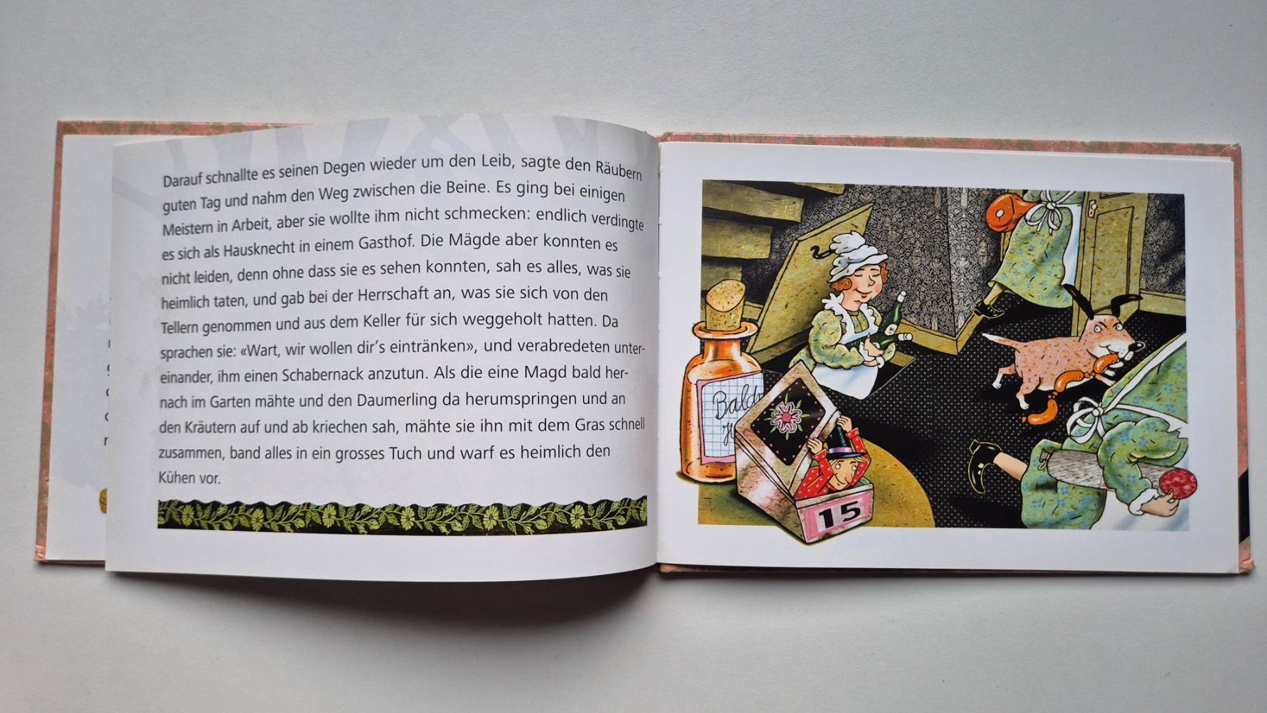 Bücher: Grimm  🏡 💙  Daumerlings Wanderschaft   -  Bilderbuch – Gebraucht aus Niederweningen von Obson 1