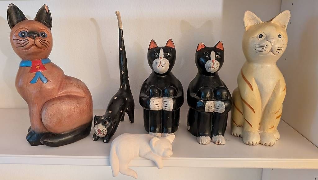 Statuette: Dekorative Katzen aus Keramik – Usato da Zürich venduto da wme_2brc