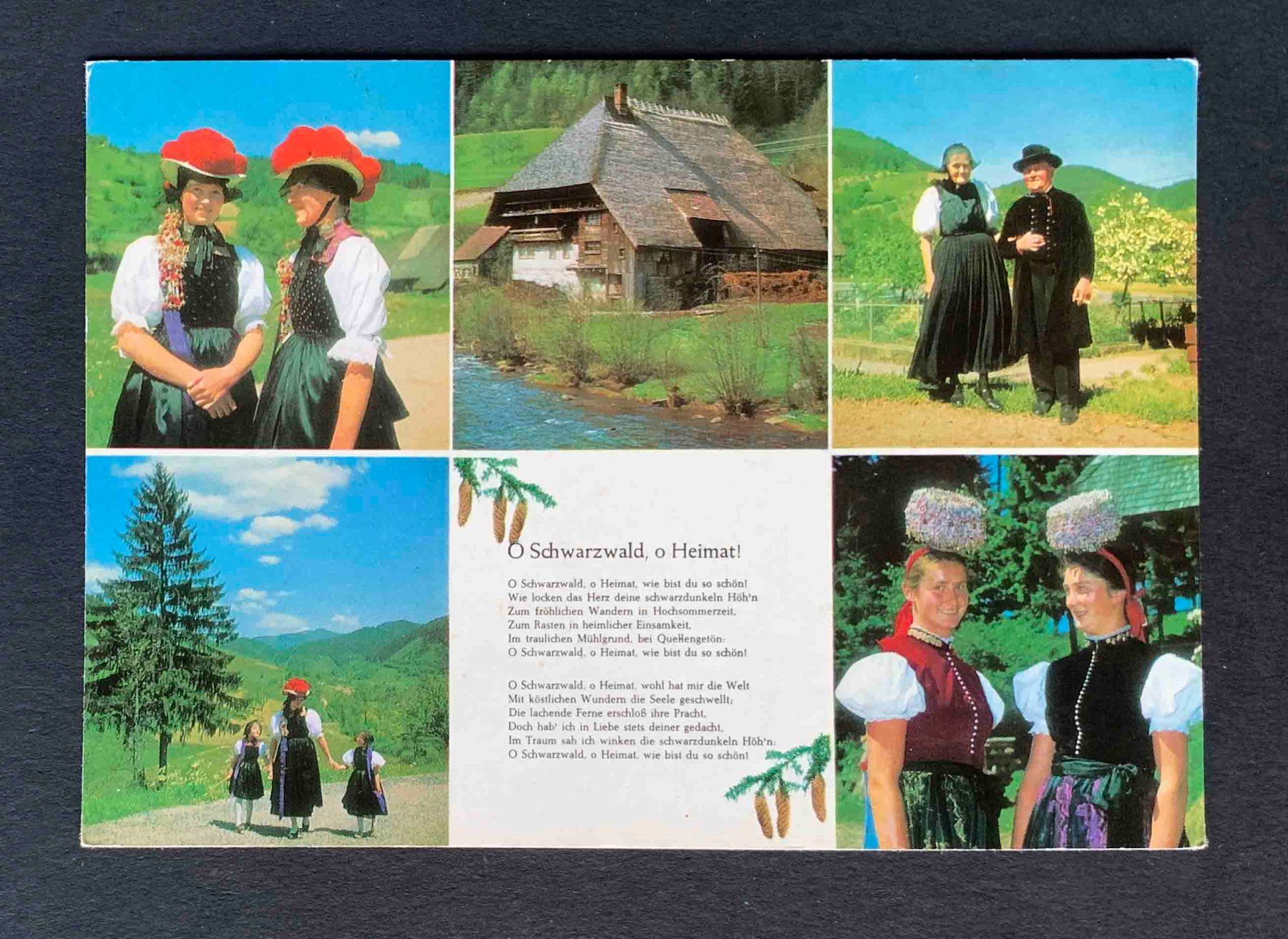 Cartoline postali: AK O Schwarzwald o Heimat – Usato da Goldau venduto da artelier1