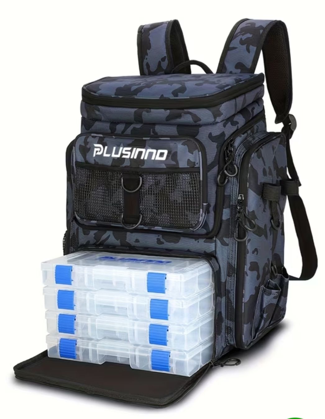 Canne da pesca: angeln rucksack mit 4 boxen  – Nuovo (secondo la descrizione) da Schöftland venduto da magicX01