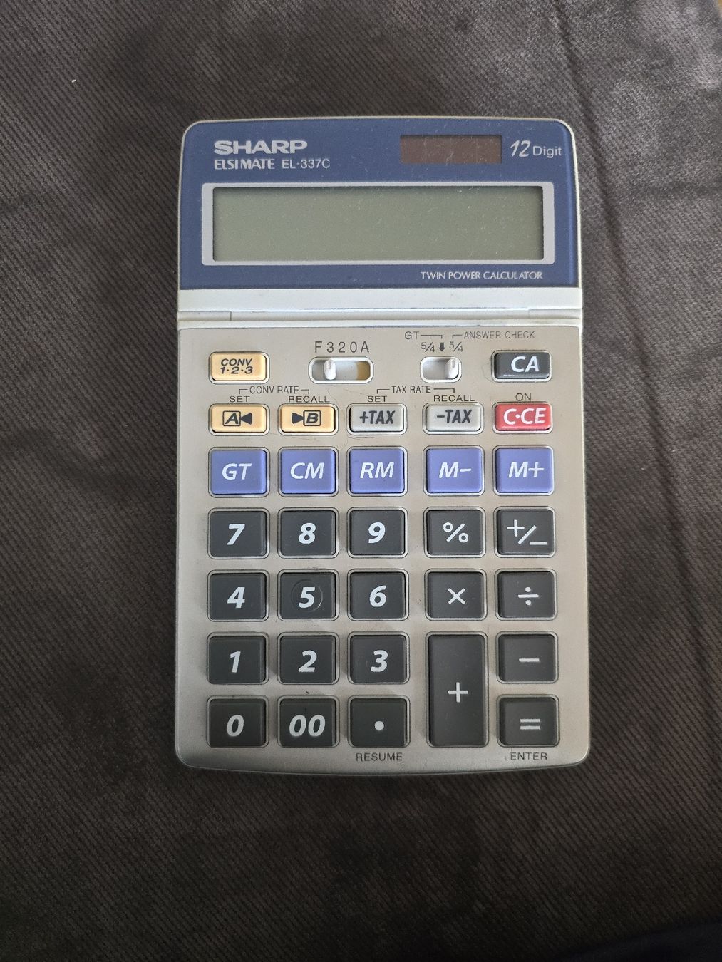 Casio Calcolatrici tascabili: Sharp Taschenrechner EL-337C, 12-stellig – Usato da Reinach BL venduto da NadineBurger