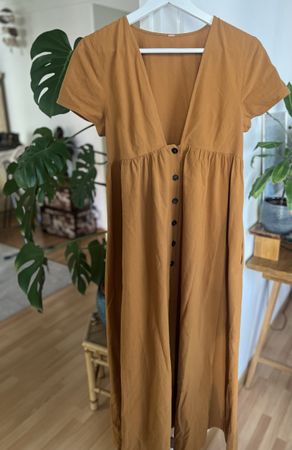 Langes Leinenkleid Gr. M