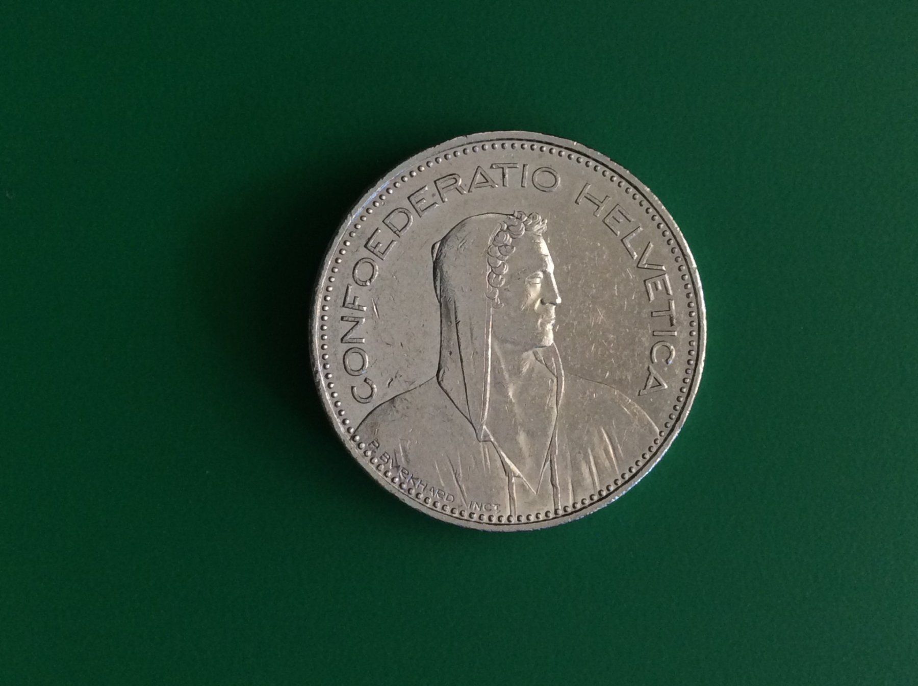 Alle Münzen: 5 francs  2003 – Gebraucht aus Genève von pie_fh2d 1