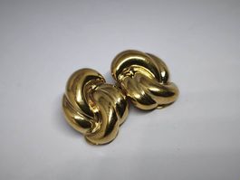 Ohrclips Pierre Lang goldfarben Knotenform