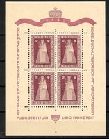 Liechtenstein Kleinbogen 150I ** 7.7.1941