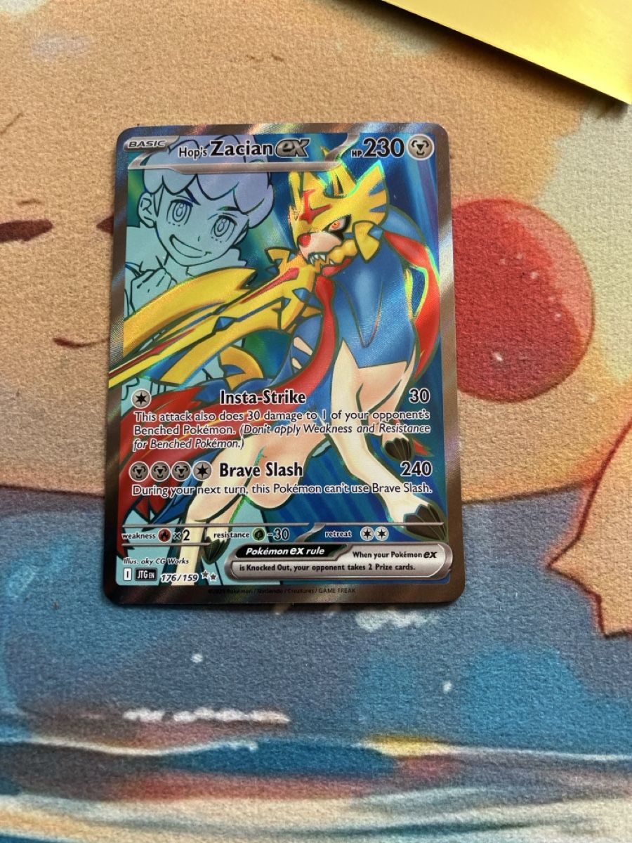 Pokémon Sammelbilder & Trading cards: Hops Zacian Jtg 176/159 Full Art – Neu (gemäss Beschreibung) aus Brittnau von DodgeVan 1