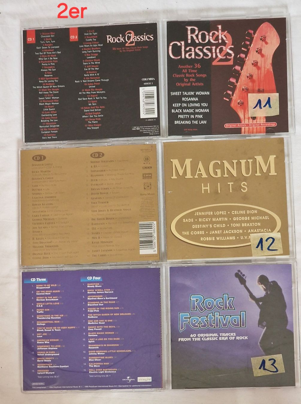 CD: Rock und Sampler 18 CDs, auch einzeln möglich – Usato da Uitikon Waldegg venduto da Smeragol 4