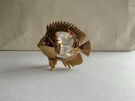Gold Kristall Figur Fisch