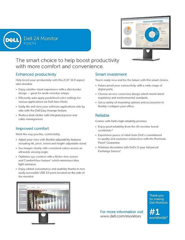 Dell Monitore: Vente 1 à 3 écrans plats DELL Professional P2417H – Gebraucht aus La Tour de Peilz von Guillaume06 3