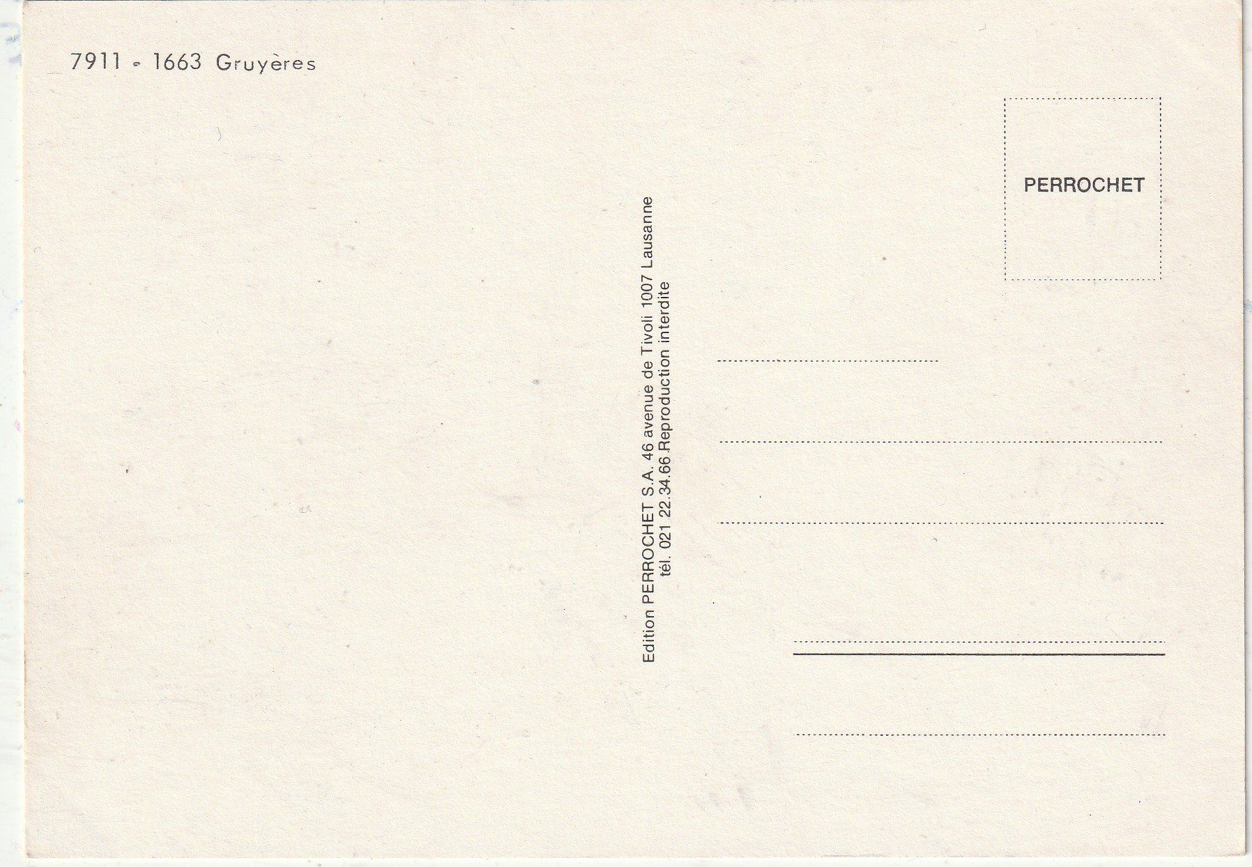 Cartoline postali: Gruyeres Teilansicht – Usato da Lumbrein venduto da made02 1