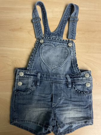 Weiche H&M Jeans Latzshorts Gr.116