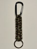 Schlüsselanhänger Karabiner Paracord Tarnfarbe 16 cm outdoor