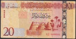 Libyen 20 Dinars 2016