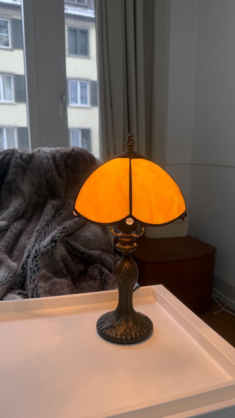 Gläser: Tischlampe Tiffany Stil Glas – Neu (gemäss Beschreibung) aus Zürich von Julia_Ch