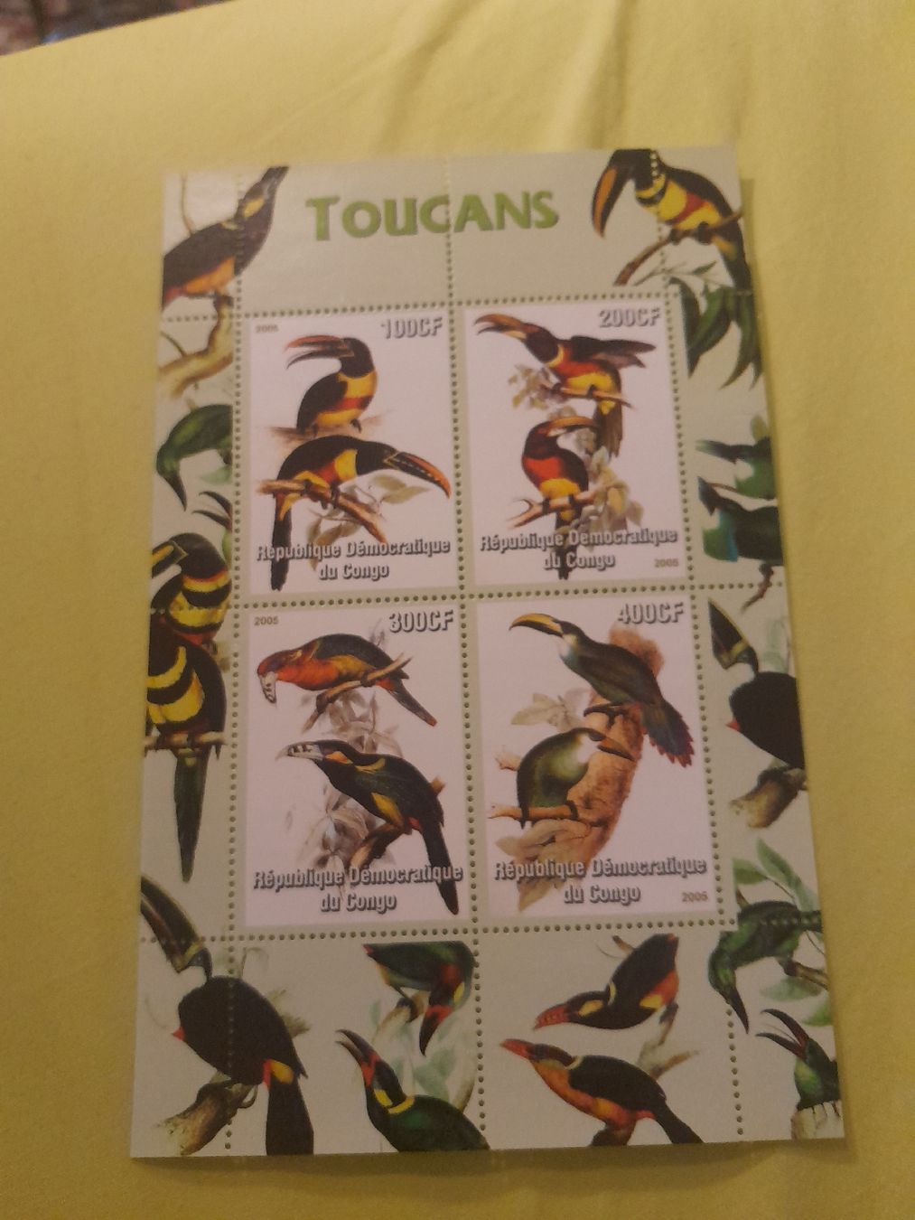 Tutti i francobolli: Toucan - Timbre du Congo - Série complète - Rare! – Nuovo (secondo la descrizione) da Marly venduto da globetrotter1723