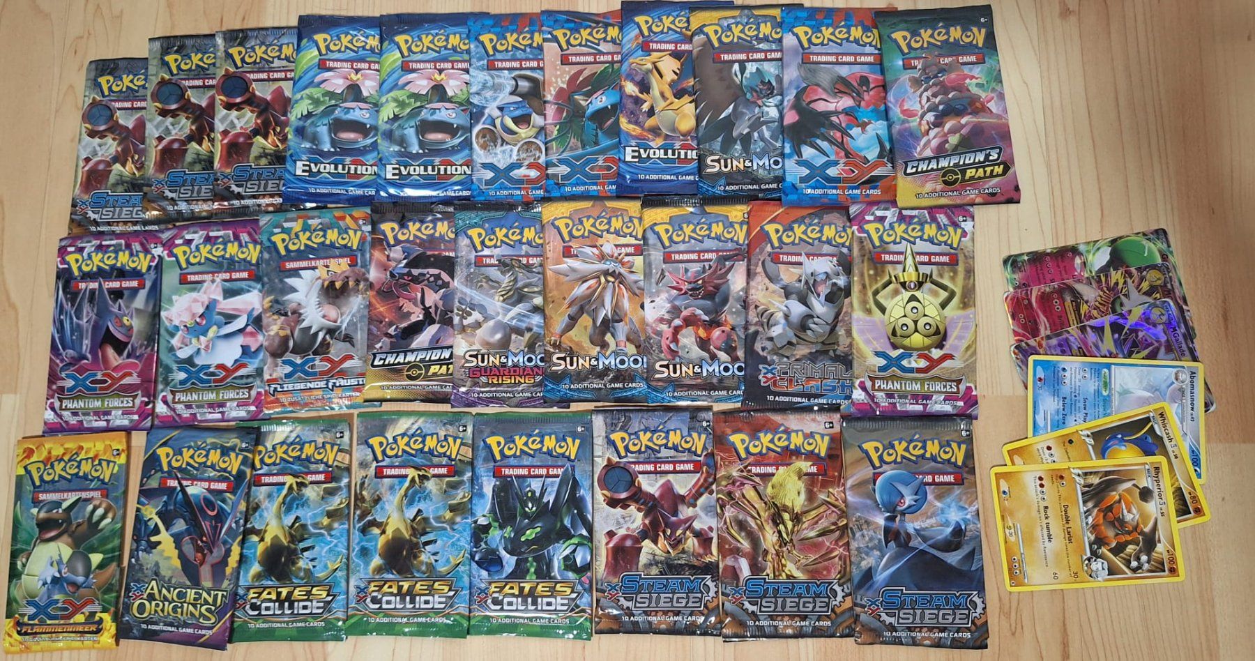 Pokémon Carte collezionabili: 1850+ OPENED & EMPTY Pokemon Packs – Usato da Andwil SG venduto da popatus 3