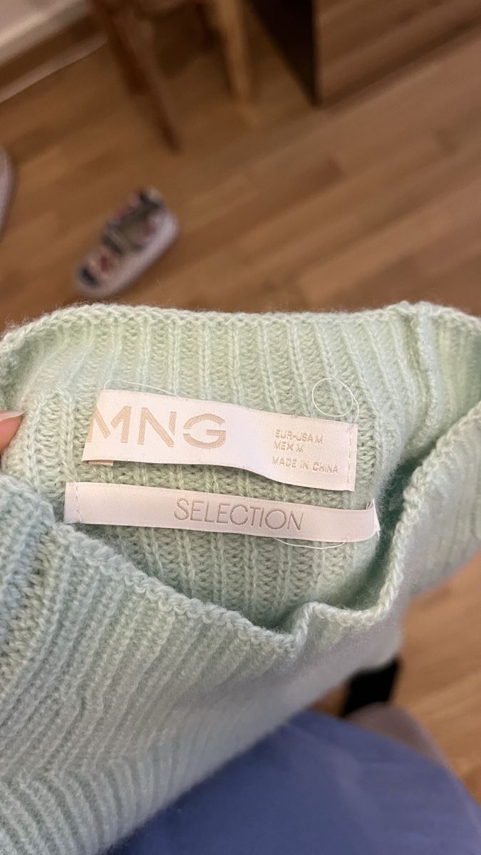 Mango Maglioni & Felpe: 100% Kaschmir Pullover türkis M – Usato da Zürich venduto da Alindae 2