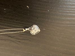 Anhänger Weissgold mit  brillanten Herz