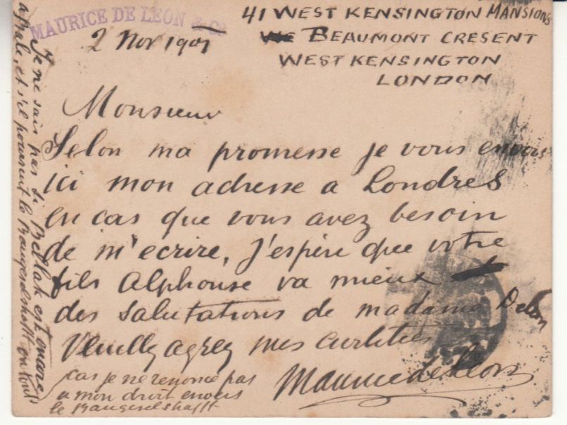Tutti i francobolli: Postkarte England - Basel 1901 – Usato da Bürglen TG venduto da StampGraf 1
