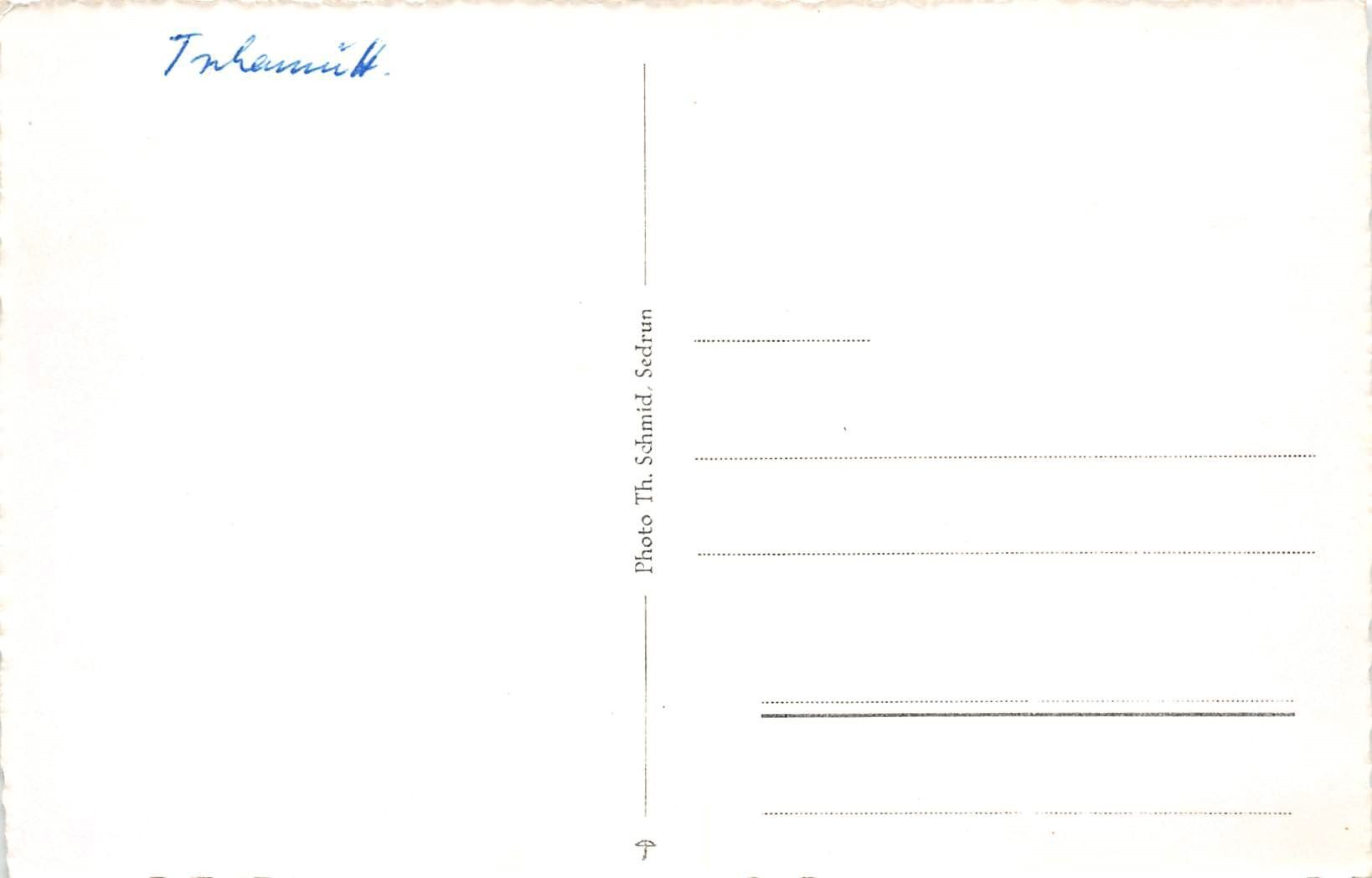 Cartes postales: Tschamutt – D'occasion à Ottikon b.Kemptth. par Neptun1974 1