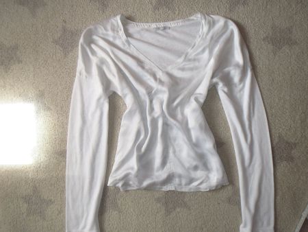 schöner NILE Damen Blusen Pullover Gr S mit SEIDE