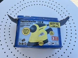 Mister Tool Faustschleifer 130W mit Absaugadapter 