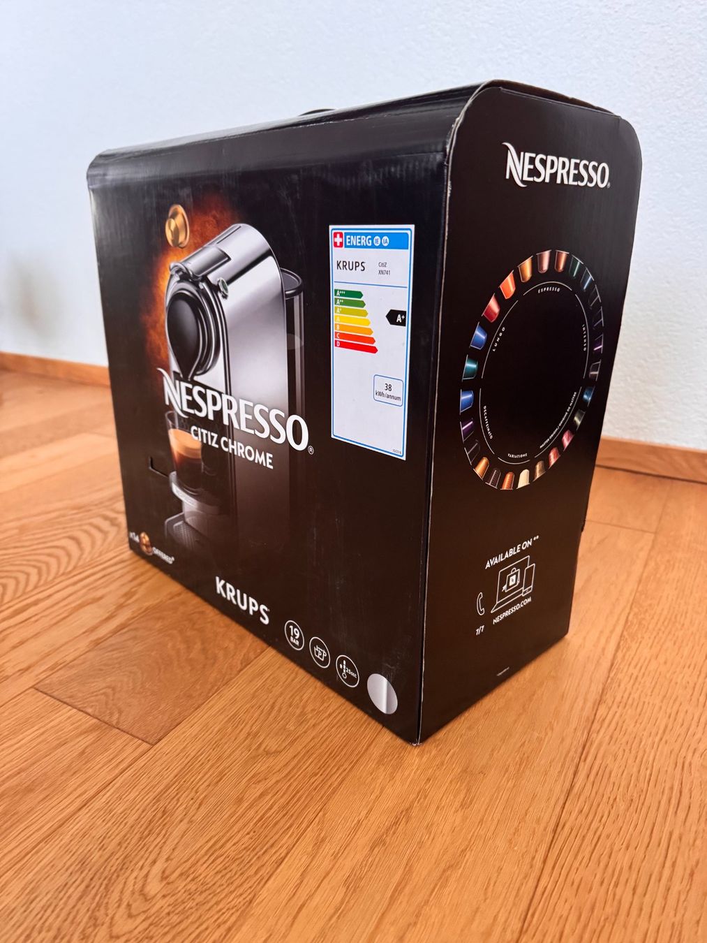 Nespresso Kaffeemaschinen & Espressomaschinen: Nespresso CitiZ Chrome – Neu und originalverpackt aus Neukirch (Egnach) von JuToGi 4