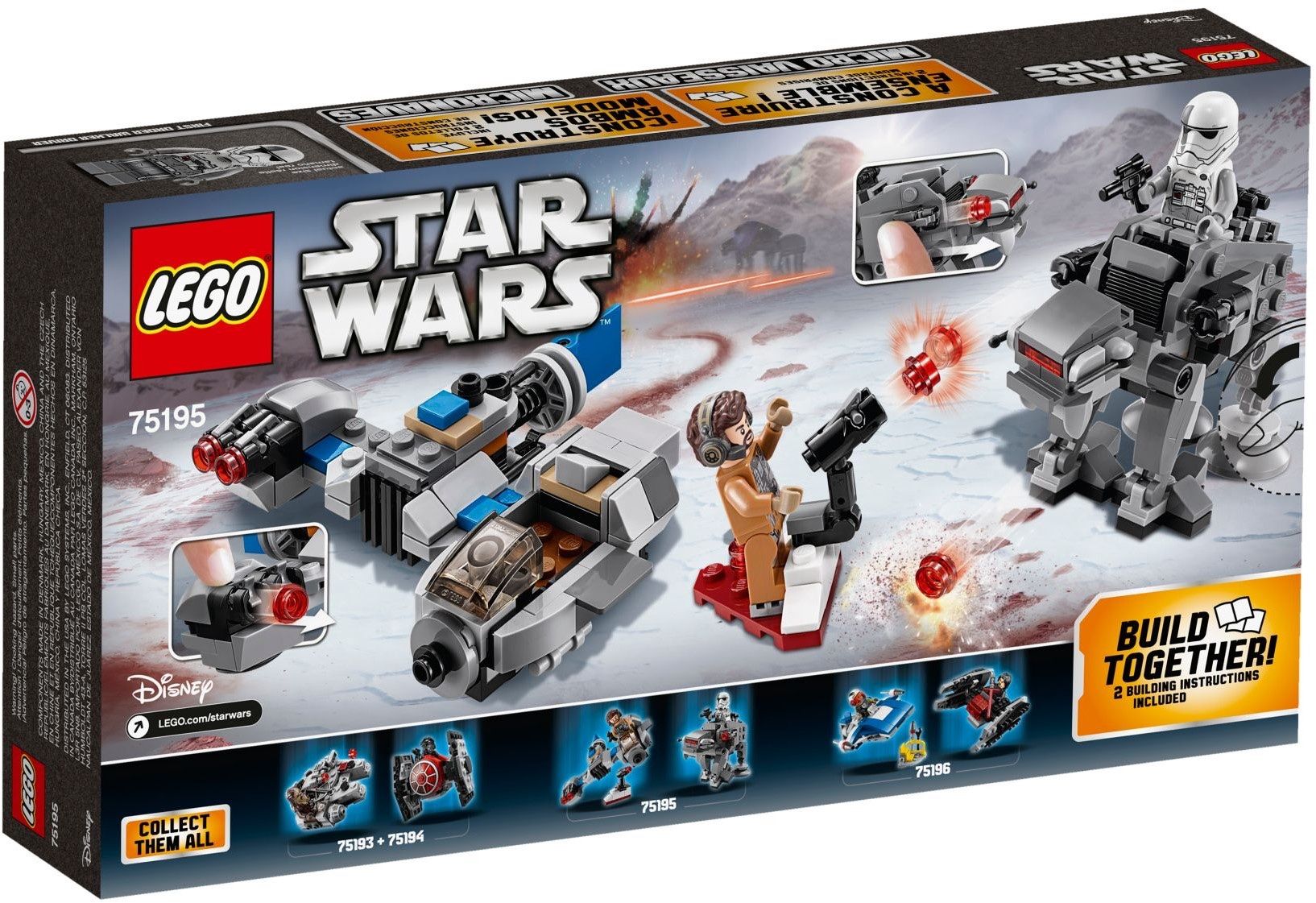 Lego Kit di costruzioni: LEGO 75195 STAR WARS Ski Speeder vs. First Order Walker – Nuovo e nell'imballaggio originale da La Chaux-de-Fonds venduto da Aminos 1