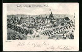 Basel, Gewerbe-Ausstellung 1901, Geländ