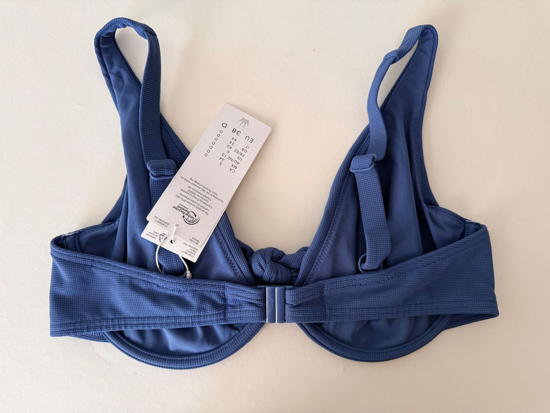 Triumph Costumi da bagno & Bikini: TRIUMPH, Bikini-Top SUMMER GLOW, Grösse 38D, Farbe Blau – Nuovo e nell'imballaggio originale da Rudolfstetten venduto da gst_g7xl 2