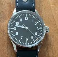 Mercure Flieger-Armbanduhr Aviation 42, Nr. 10/50, NOS