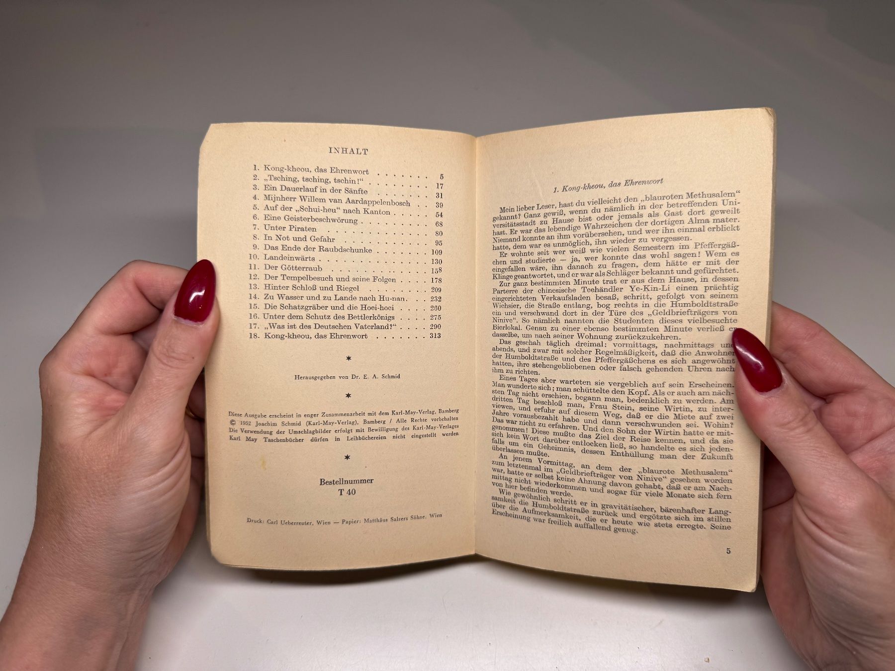 Libri: ROMAN: Karl May, Der blaurote Methusalem – Usato da Grosswangen venduto da Kleine.Knoepfe 4