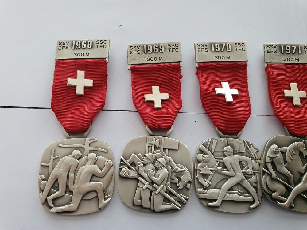 Medaillen: 7. Schweizer Auszeichnungen SSV/EFS SSC/TFC – Gebraucht aus Schwarzenburg von D.a.v.i.dM. 1