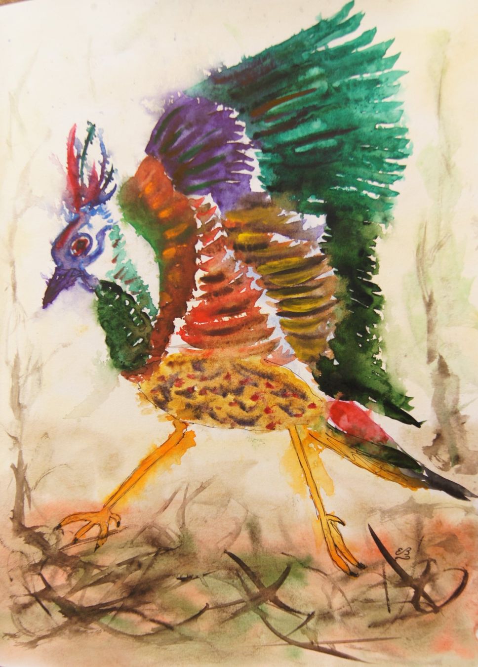 Dipinti: Zeichenbuch mit Tier Aquarellen – Usato da Fribourg venduto da erw_68dx 4