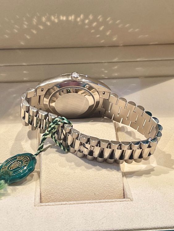 Rolex Orologi: Rolex Ref.228239 Daydate President Olive white gold 18ct B&P – Nuovo (secondo la descrizione) da Lugano venduto da Superstudiolugano 2