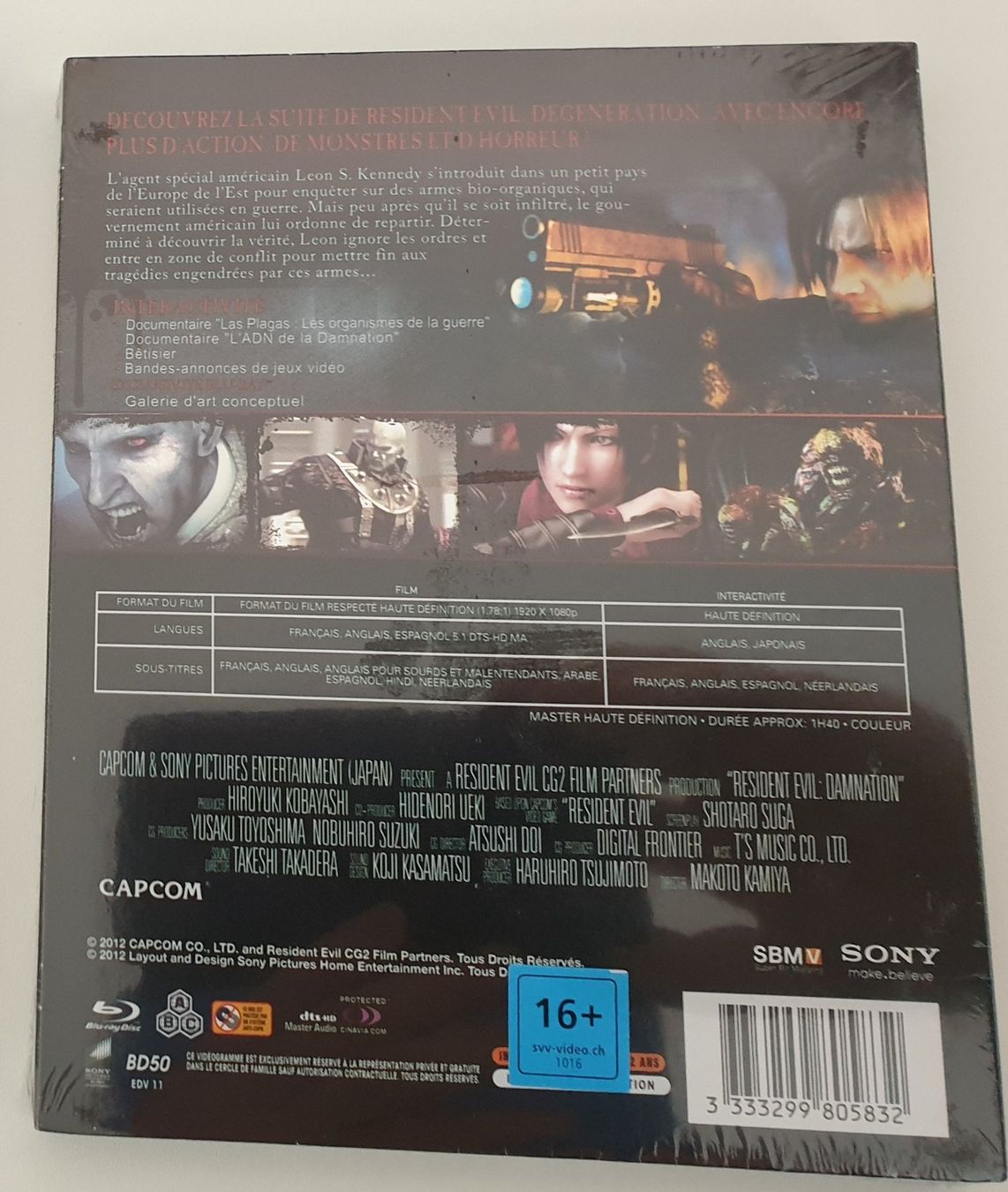 Tutti i DVDs: Blueray Resident evil  Damnation – Nuovo e nell'imballaggio originale da La Chaux-de-Fonds venduto da Cokecollection 1