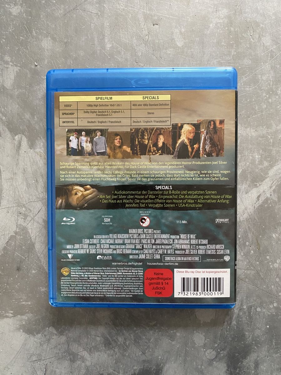 Alle DVDs: House Of Wax - Blu-Ray – Gebraucht aus Winterthur von  1