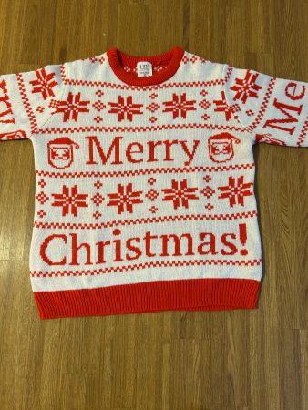 Pullover - "MERRY CHRISTMAS" Weihnachten -warm und kuschelig